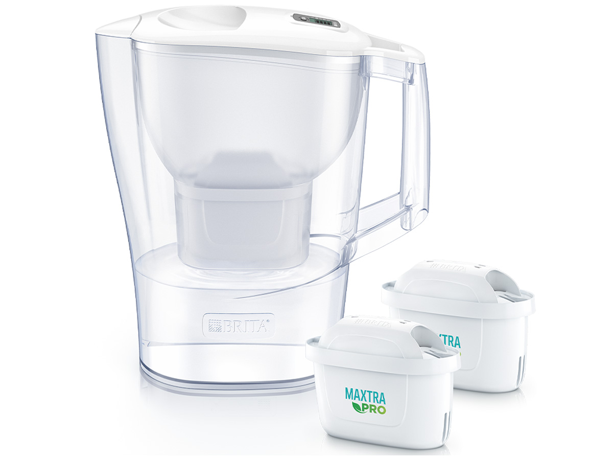 Dzbanek Brita ALUNA 2,4 l  biały + 2 wkłady MAXTRA PRO
