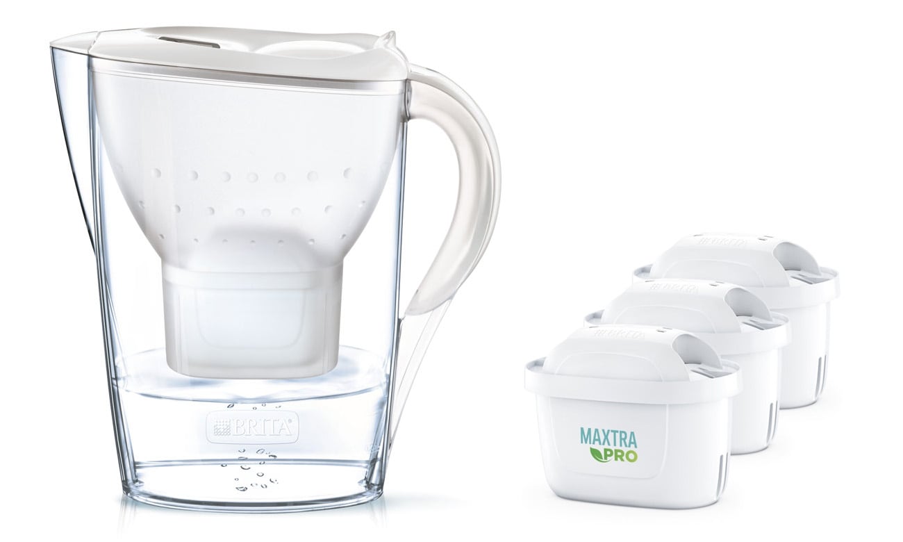 Dzbanek Brita Marella MX 2,4 l biały + 3 wkłady MAXTRA Pro Pure Performance