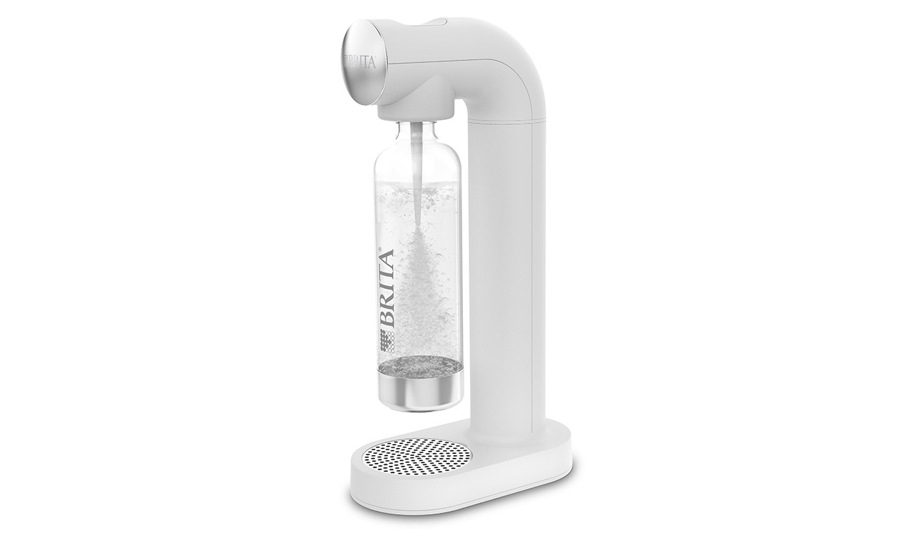 Saturator do wody Brita SodaOne biały zestaw