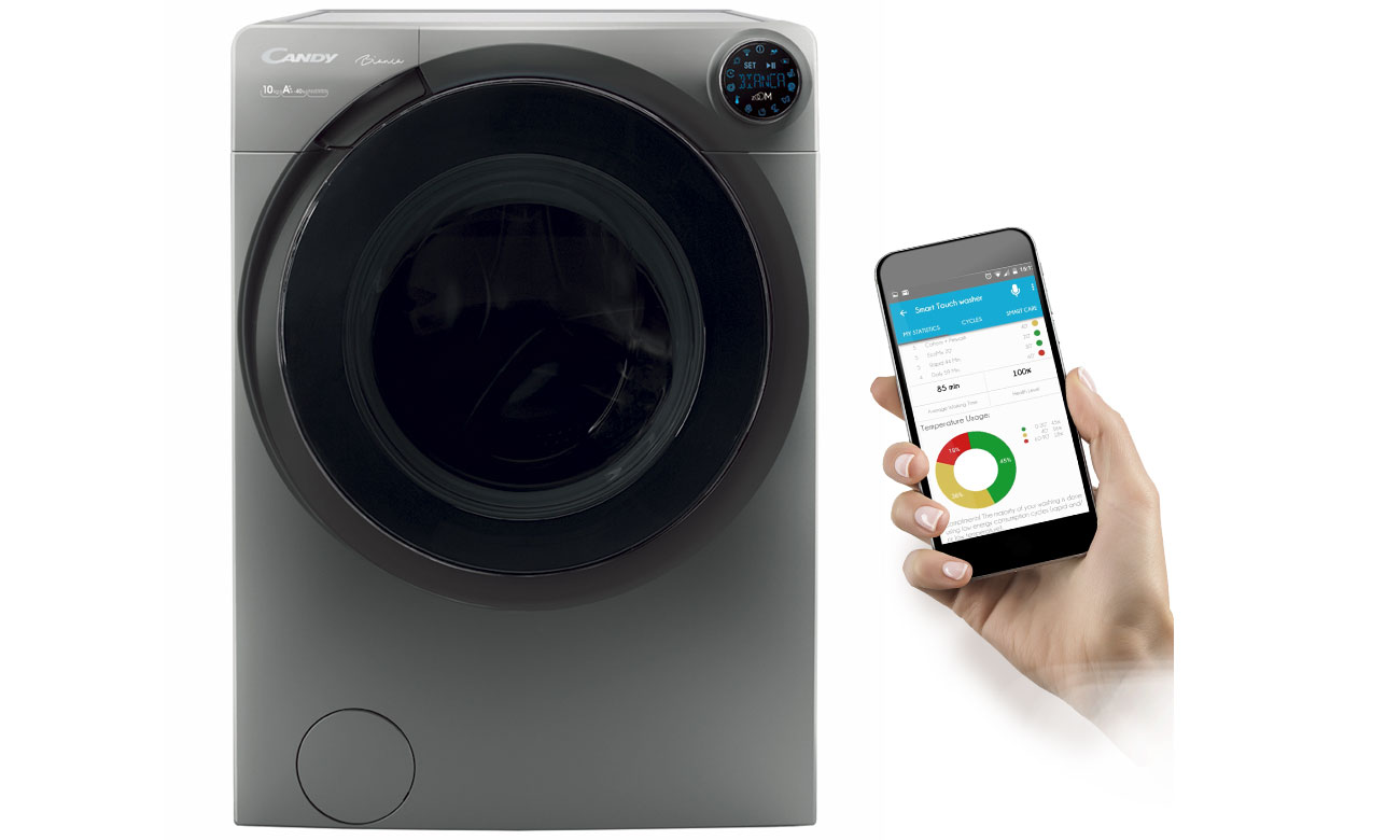 Pralka Candy Bianca BWM 1410PH7R/1-S z technologiąSmart Touch