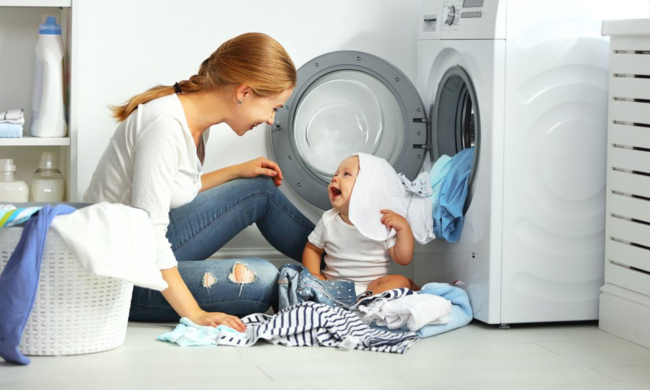 Program do prania ubranek dziecięcych w pralko-suszarce Candy GVSW 486D-S