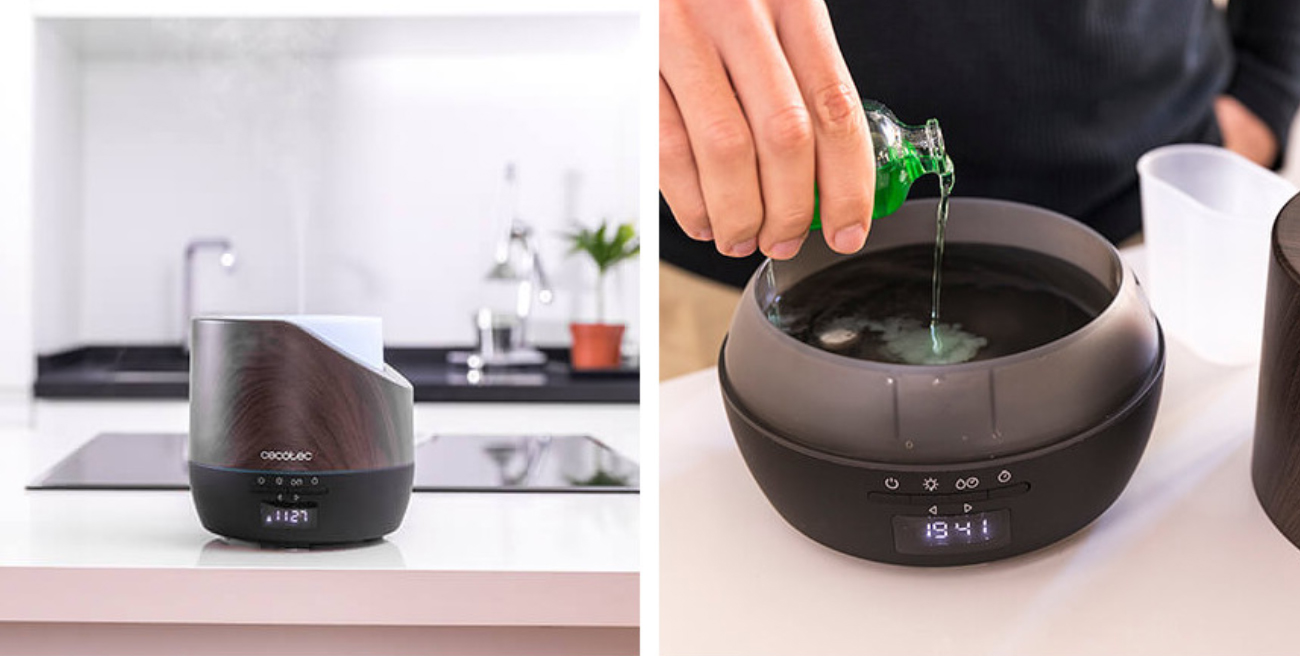 Nawilżacz powietrza Cecotec PureAroma 500 Smart Black Woody 05641