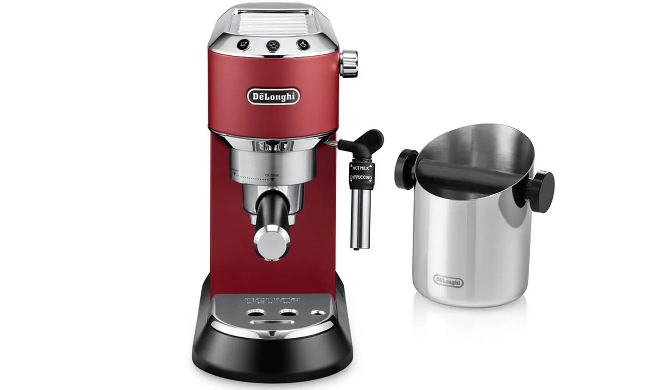 Ekspres De'Longhi Dedica EC 685.R + ubijak do fusów