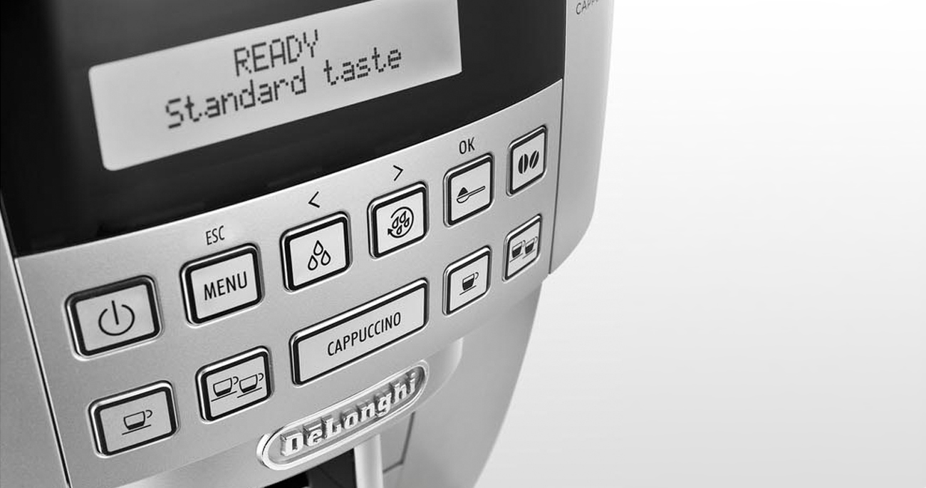 Ekspres do kawy DeLonghi Magnifica S ECAM 22.360S 1450W 15 bar srebrny - wbudowany młynek do kawy