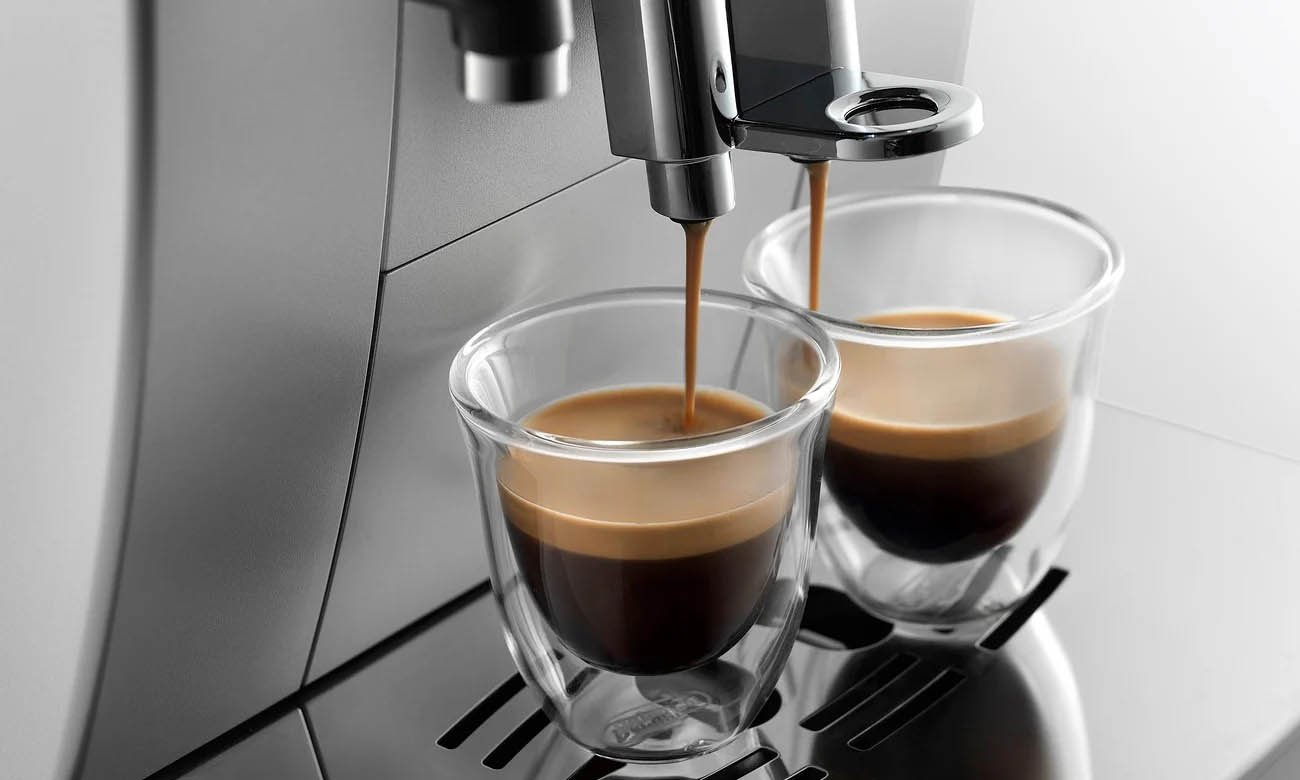 dwa espresso jednocześnie dzięki ekspresowi DeLonghi ECAM 23.460.SB