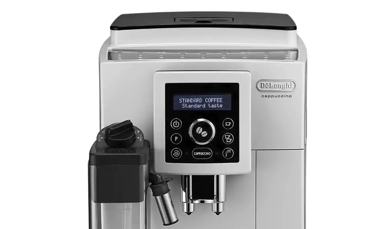Intuicyjny wyświetlacz LCD w DeLonghi ECAM 23.460.W