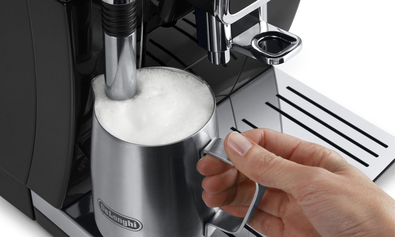 System spieniania mleka w DeLonghi DINAMICA ECAM 350.15.B