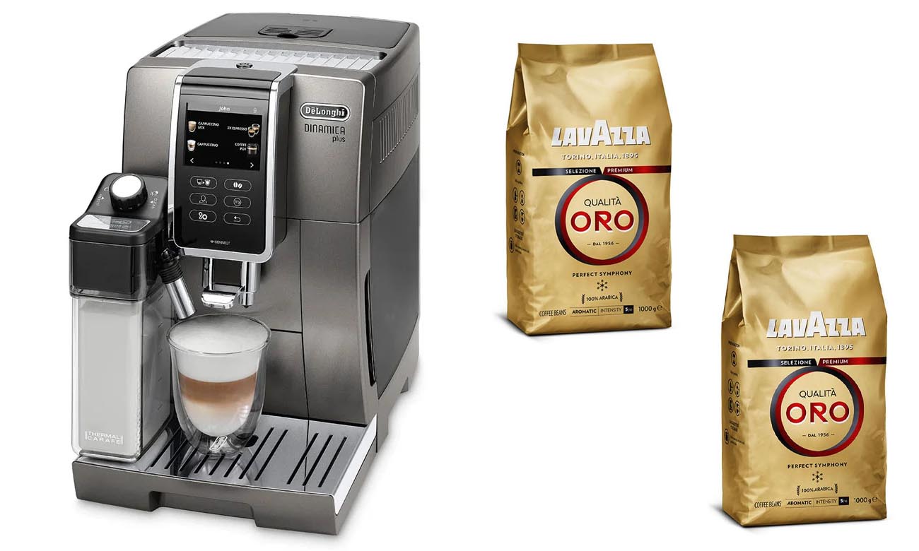 Ekspres do kawy automatyczny DeLonghi Dinamica Plus ECAM 370.95.T opinie recenzja