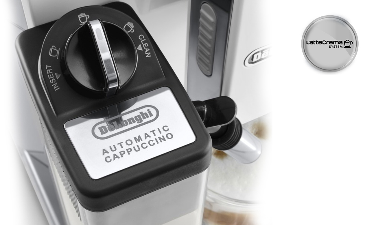 Ekspres z systemem lattecrema DeLonghi Eletta Cappuccino Top 45.760.W