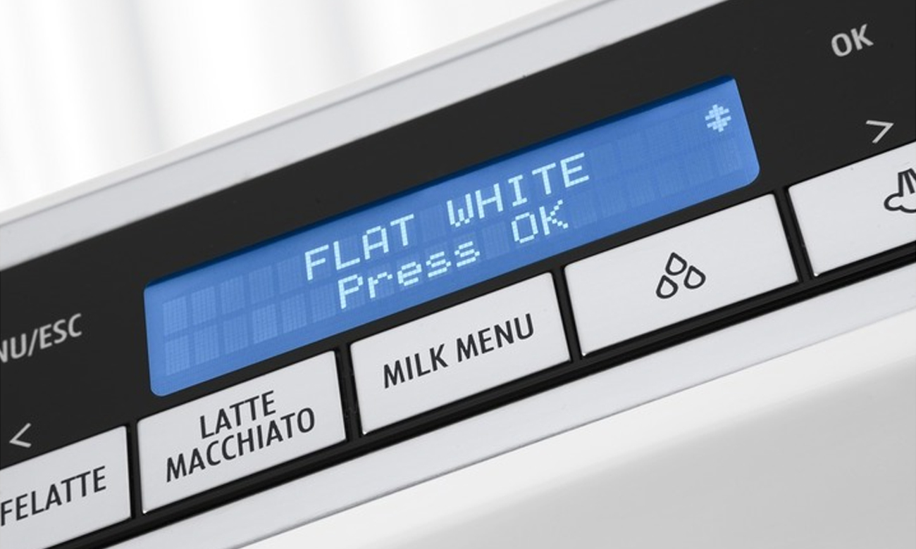 wyświetlacz lcd w ekspresie DeLonghi Eletta Cappuccino Top 45.760.W