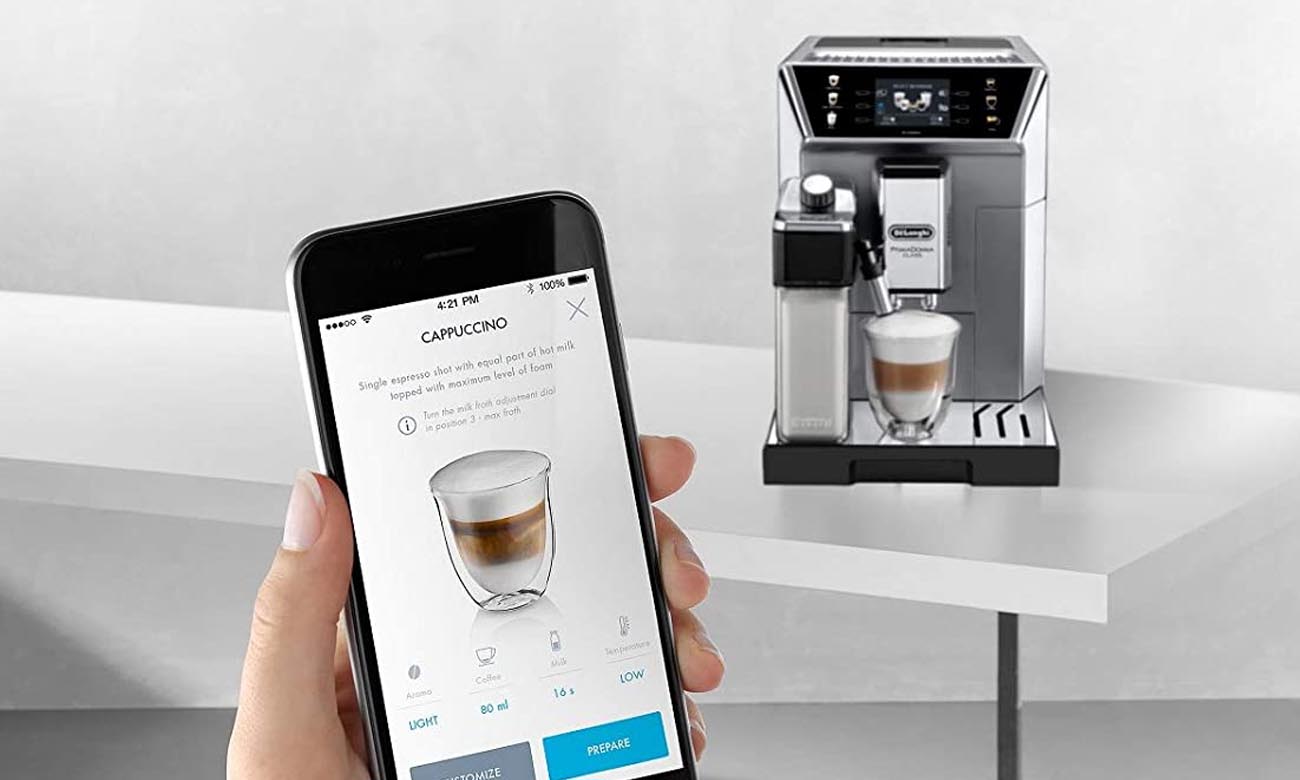 Ekspres do kawy DeLonghi ECAM 550.85.MS PrimaDonna Class