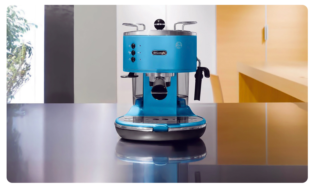 DeLonghi ECO 311.B 1100W 15 bar niebieski - Ekspresy do kawy