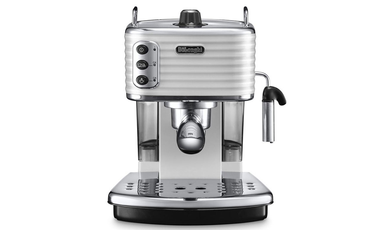 Ekspres do kawy DeLonghi ECZ 351.W ma optymalne ciśnienie parzenia