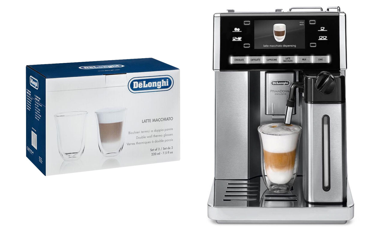 DeLonghi Primadonna Exclusive ESAM 6900 + szklanki