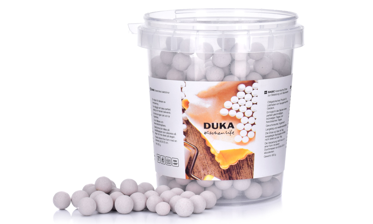DUKA BASIC groch ceramiczny do obciąż. wypieków 600g