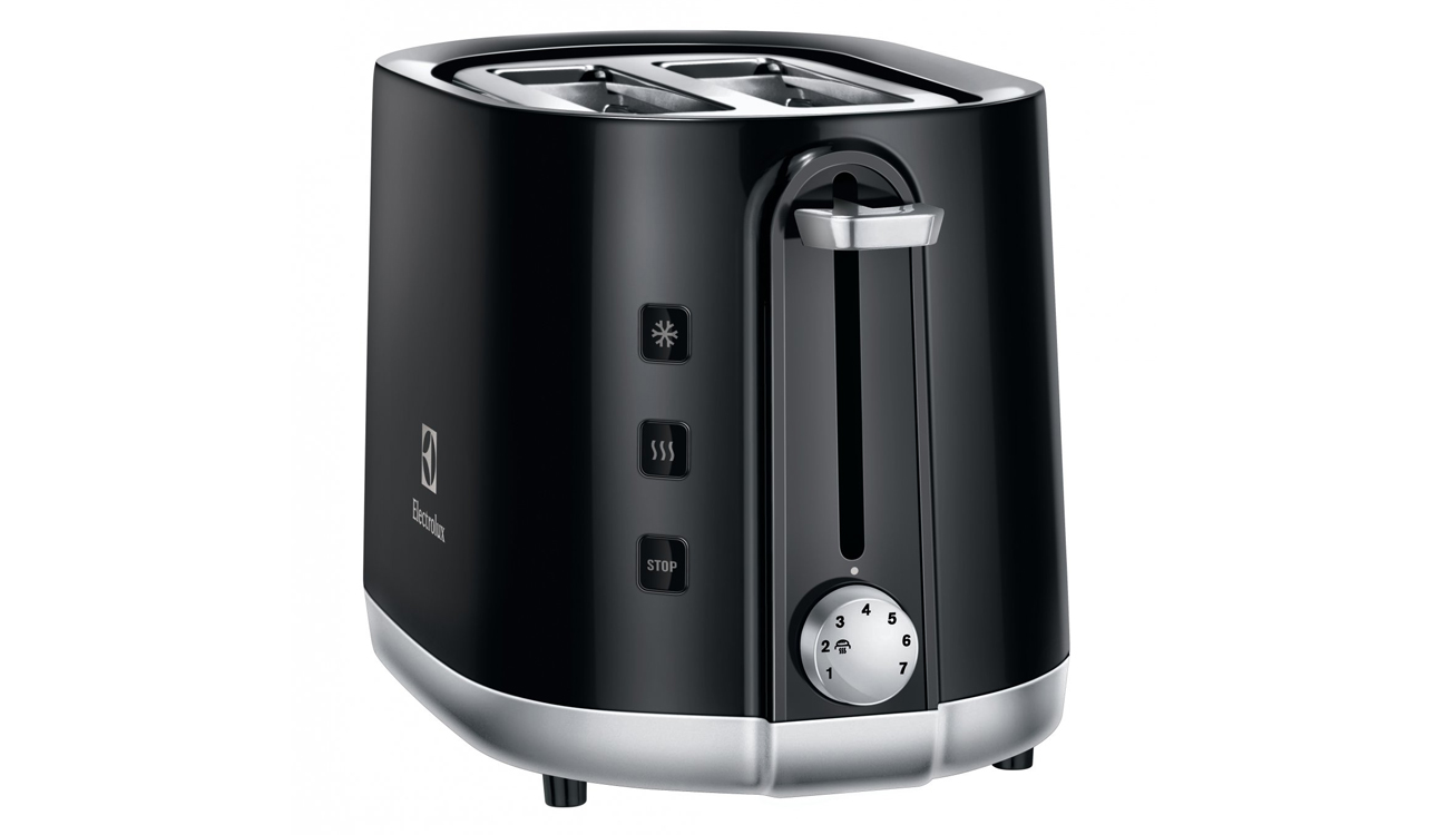 Funkcja rozmrażania w tosterze Electrolux EAT3240 940W czarno-srebrnym