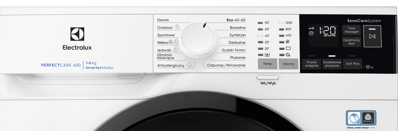 pralka electrolux EW6SN426BPI programy