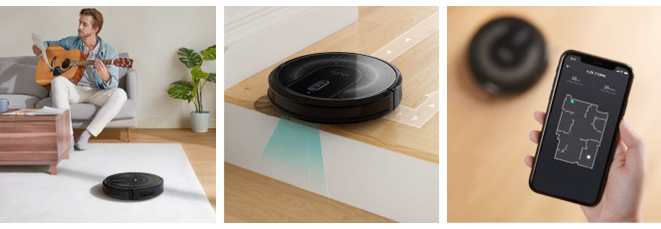 Eufy Robovac G30 Verge ma specjalne czujniki oraz wydajny akumulator