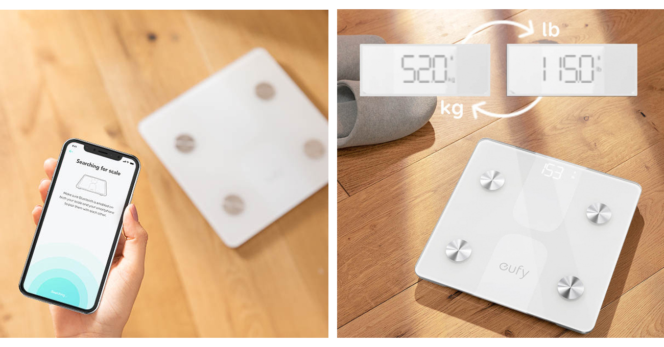 Waga łazienkowa Eufy Robovac Smart Scale C1 T9146H21