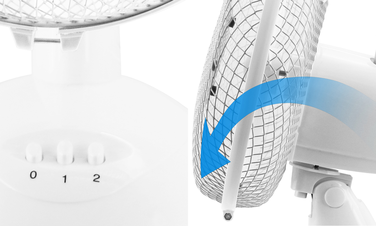 Wentylator z 2 poziomami prędkości Emerio FN-114201
