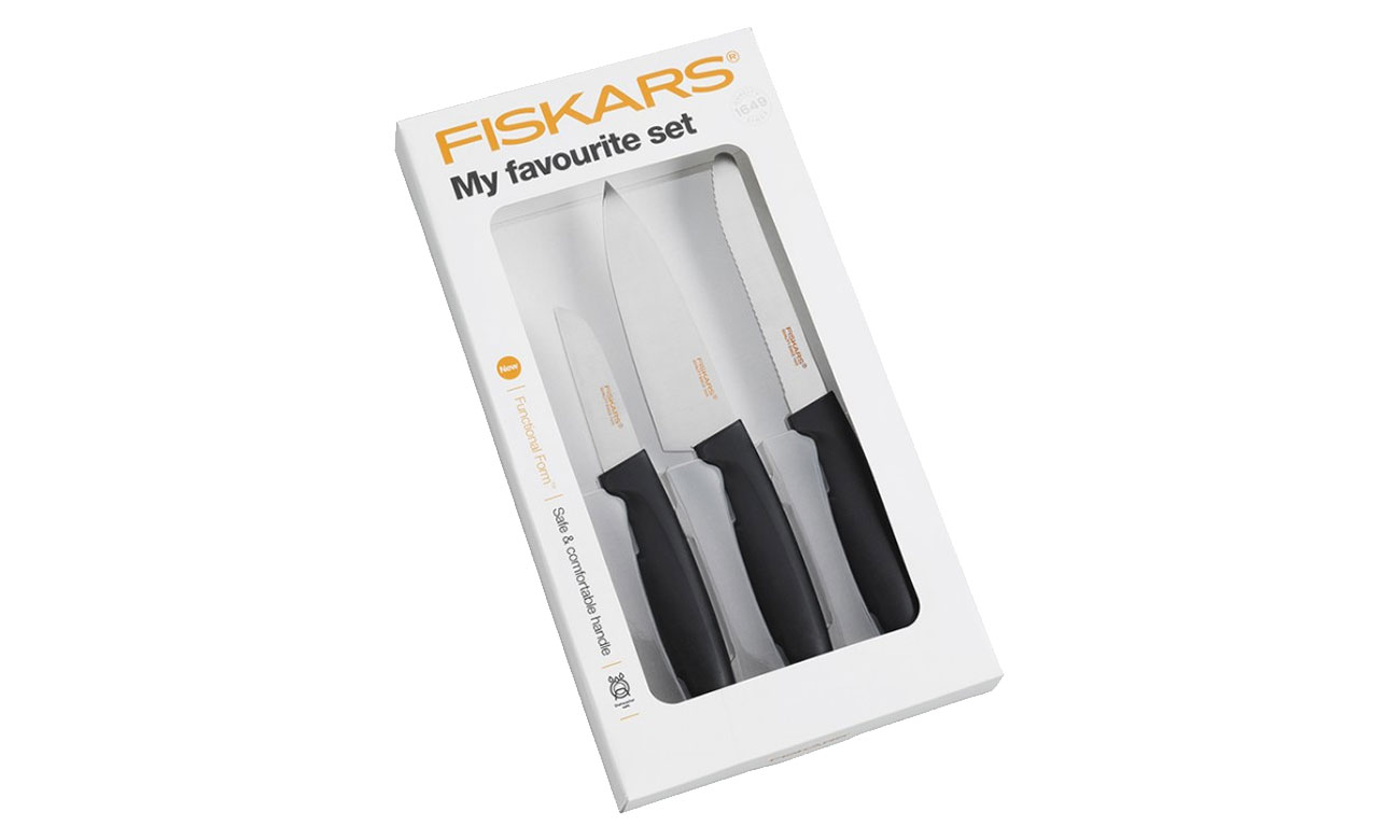 Fiskars Noże kuchenne 1014199 Functional Form 3szt 1014199