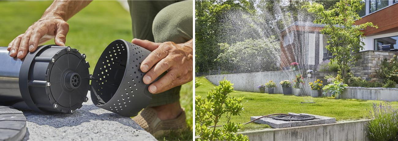Gardena Pompa zanurzeniowo - ciśnieniowa 6100/5 inox automatic