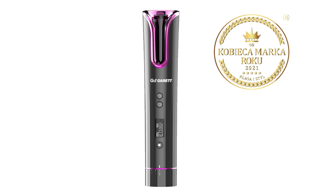 Bezprzewodowa lokówka automatyczna Garett Beauty Curly