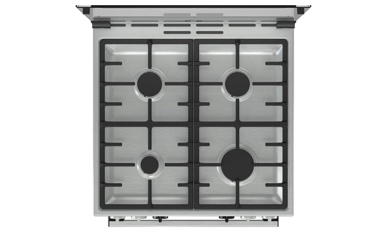 Kuchenka Gorenje K6351XF z zabezpieczeniem przeciwwypływowym gazu