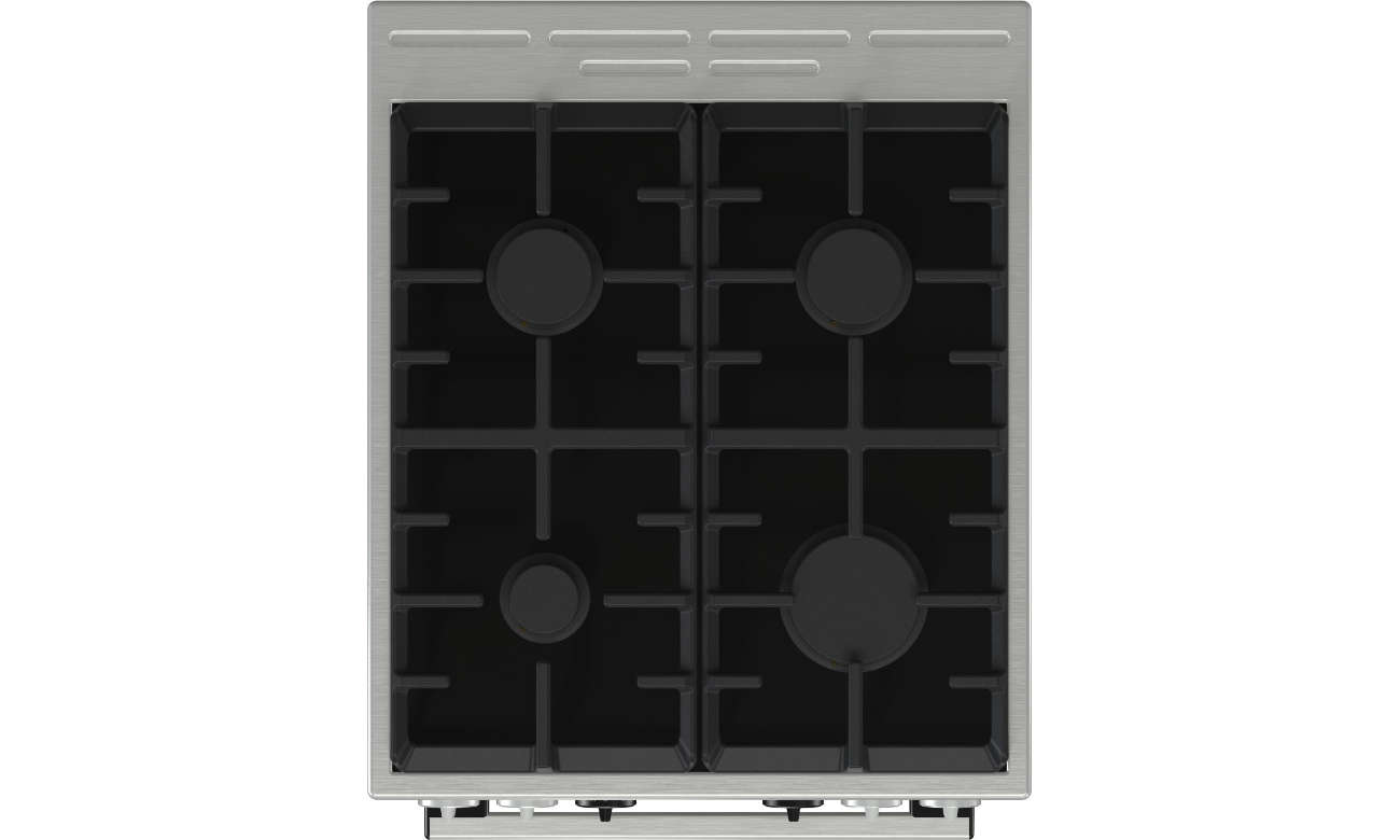 Kuchnia Gorenje KC5355XV posiada płytę gazową