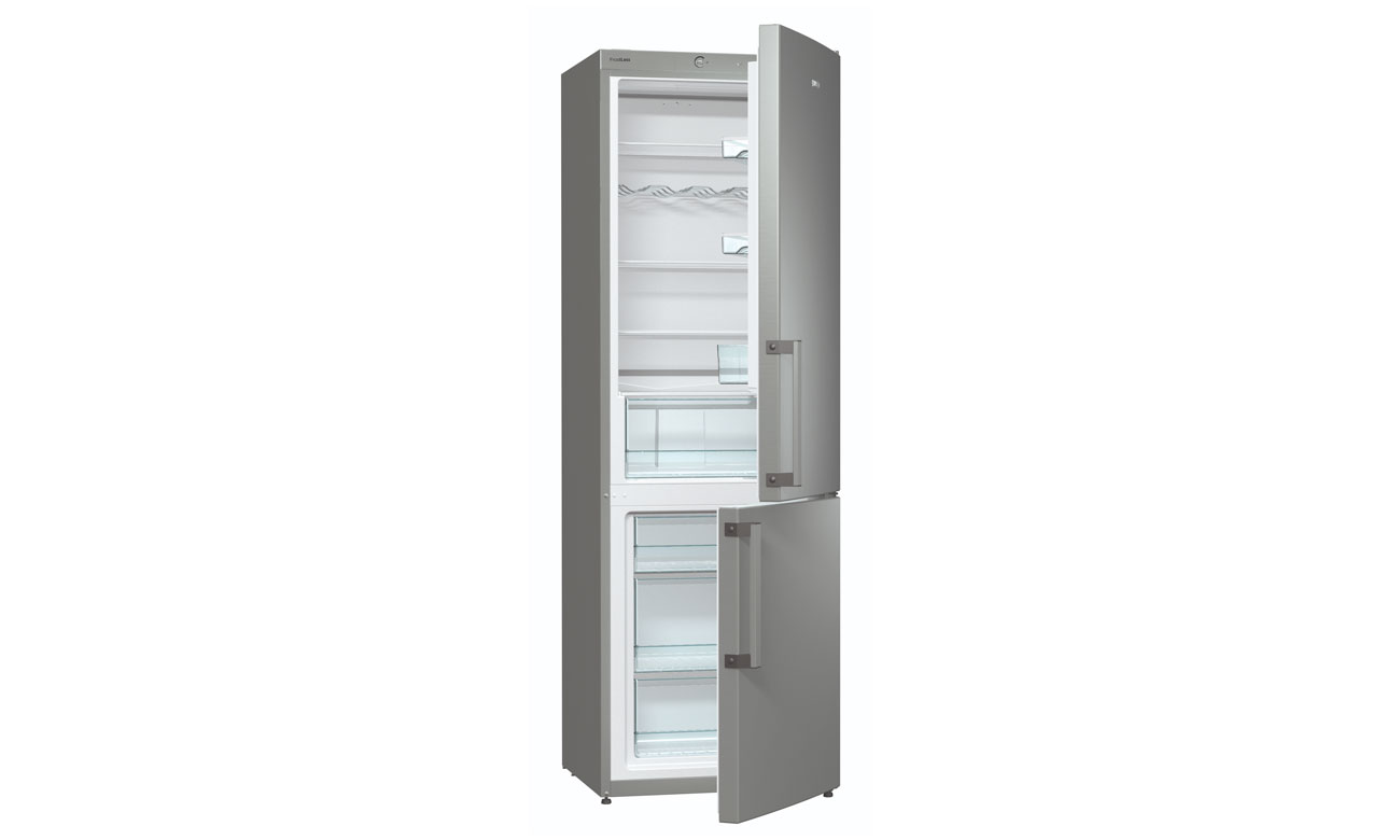 Szklane półki w lodówce Gorenje RK6191AX