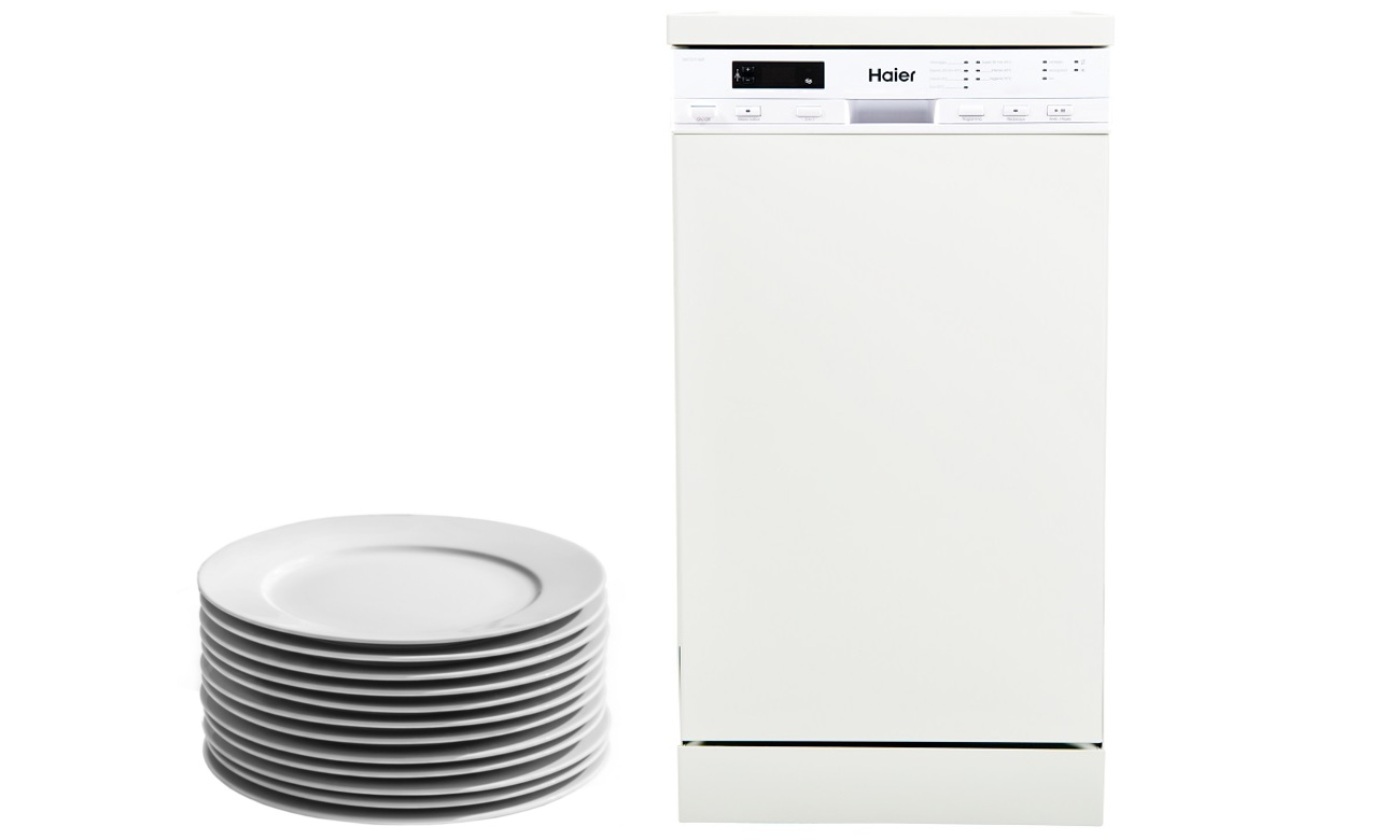 zmywarka HAIER DW10-T1449 mieści 10 kompletów naczyń