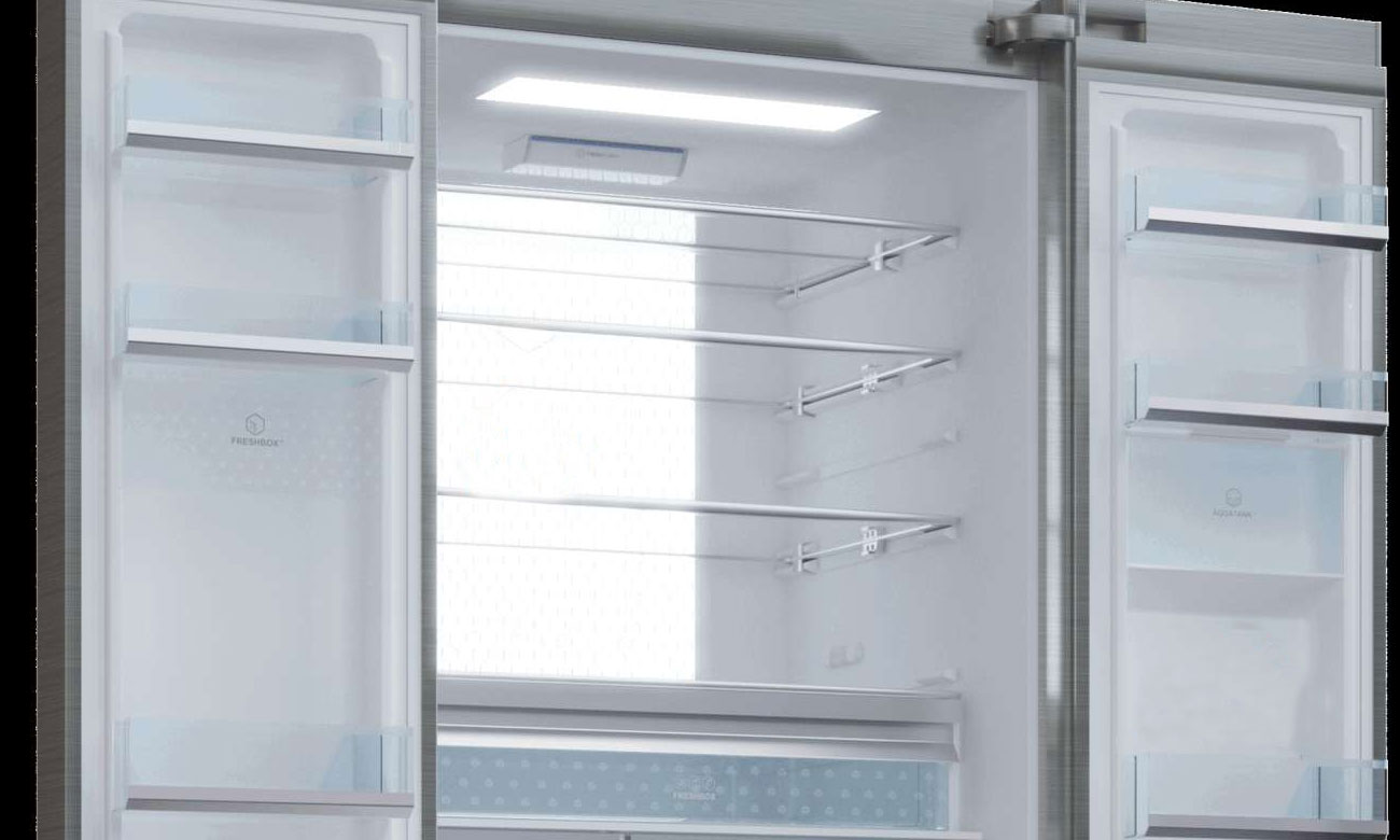 Wydajne oświetlenie LED w lodówce Haier HB22FWRSSAA