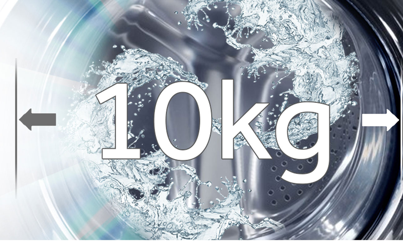 Pojemność 10 kg w pralce Haier HW100-14636S