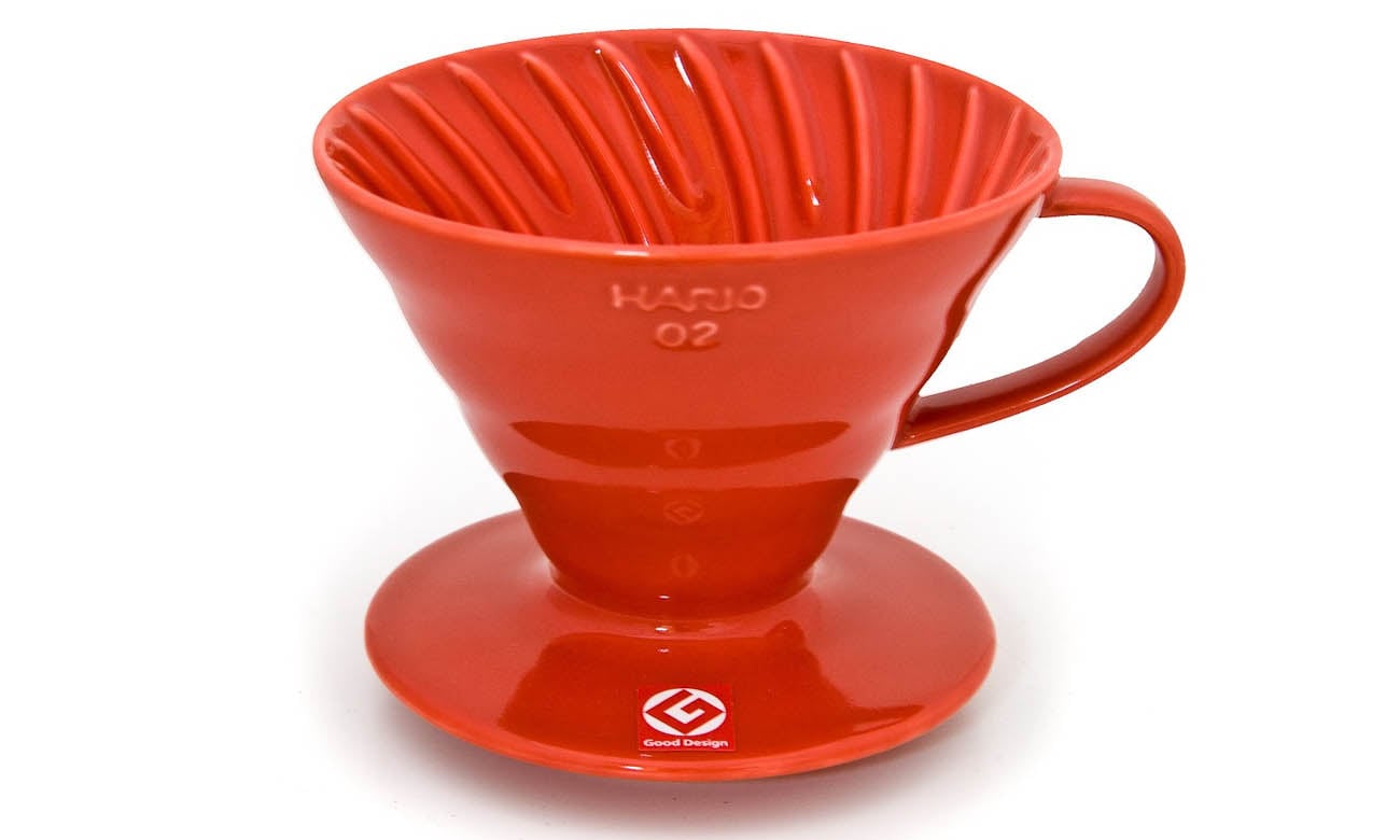 Ceramiczny Drip Hario V60-02 czerwony