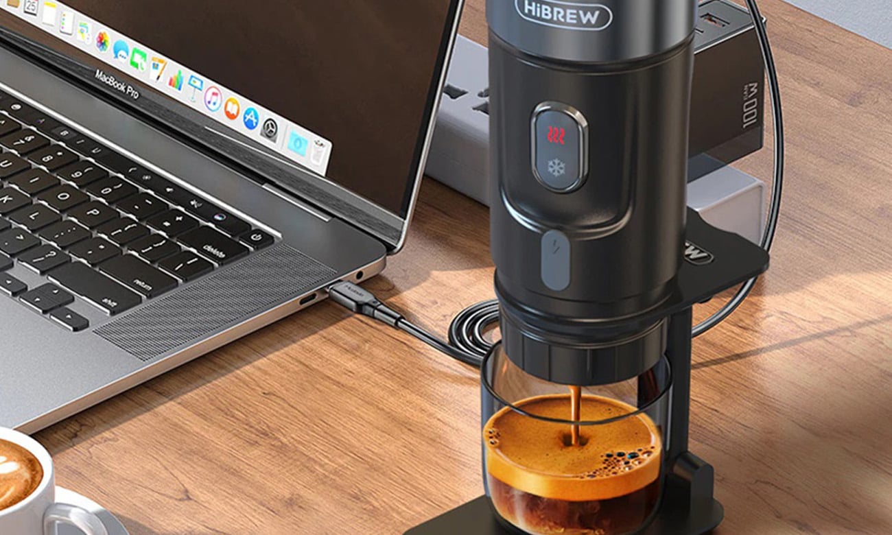 kompaktowy ekspres do kawy na biwak hibrew H4A