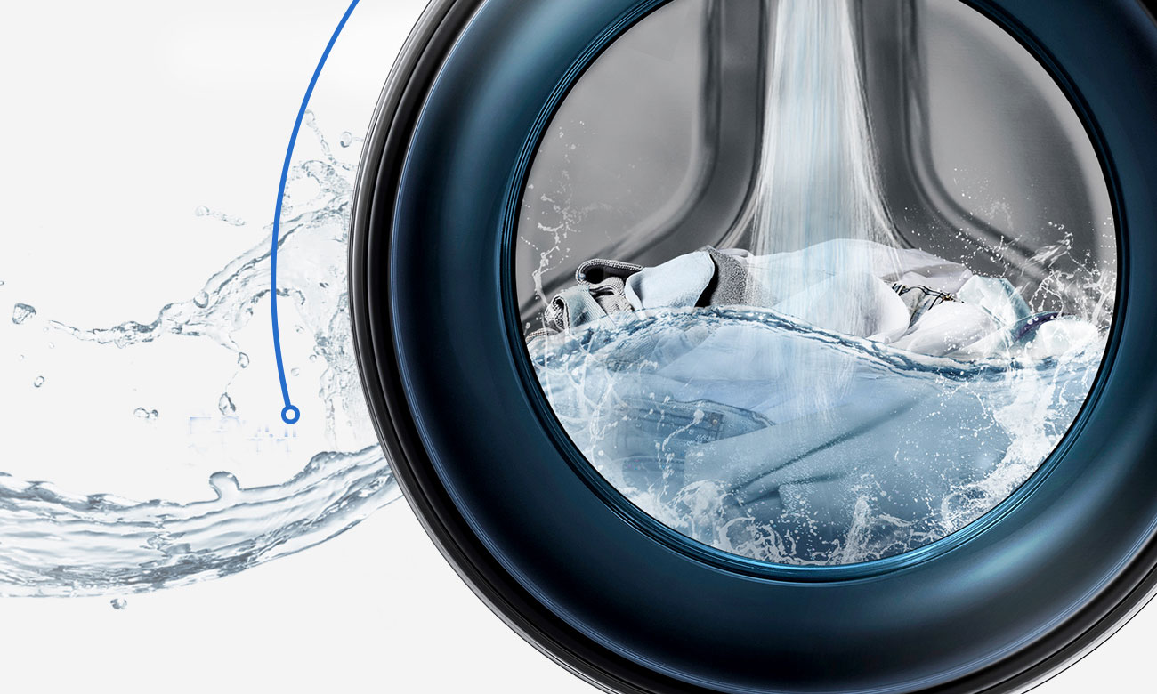 Hotpoint AQ114D697DEU/B białosrebrna Pralki ładowane od frontu