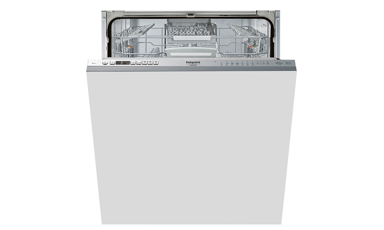 pojemność 14 kompletów naczyń zmywarce Hotpoint HIO 3O32 WG C