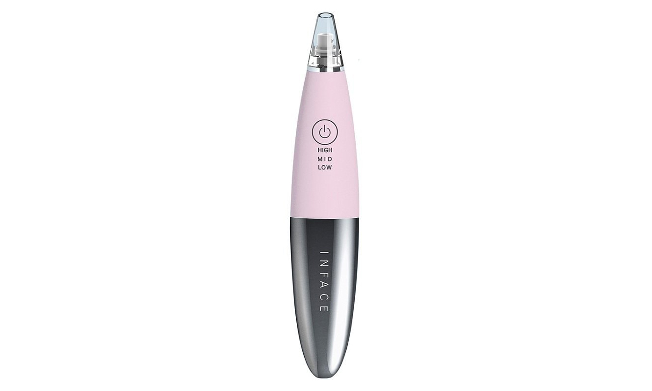Urządzenie do usuwania wągrów i zaskórników Inface Blackhead Remover kolor różowy MS7000