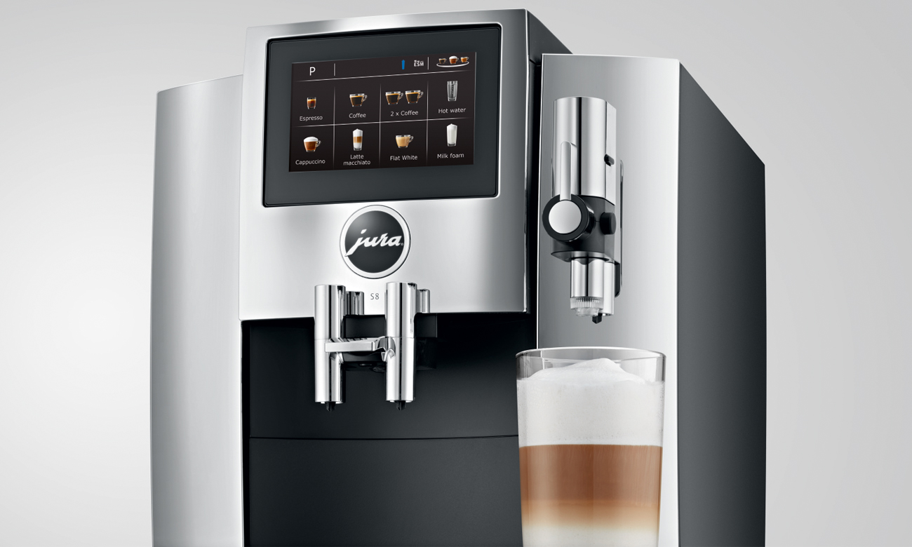 ekspres jura S8 spieniacz