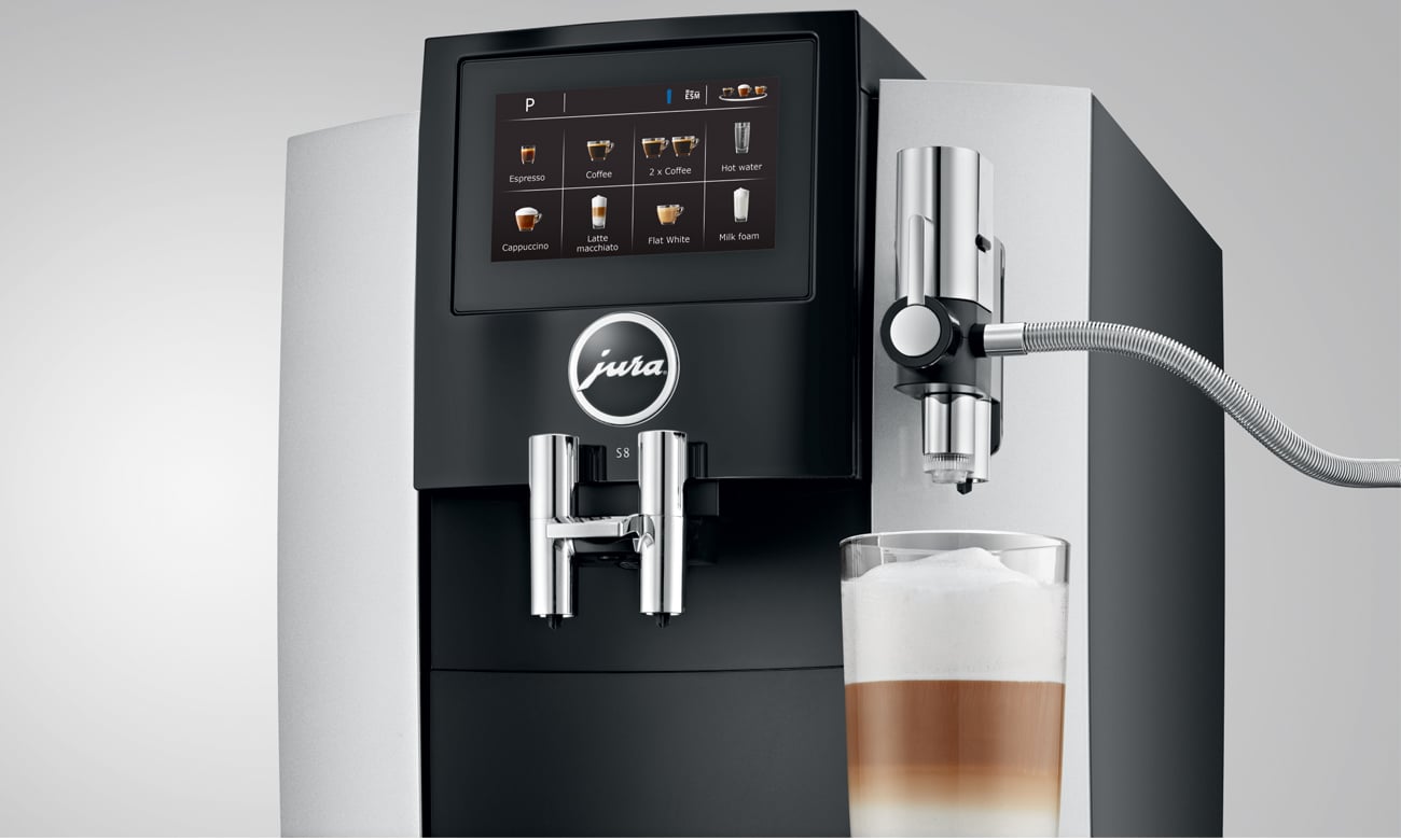 ekspres jura S8 spieniacz