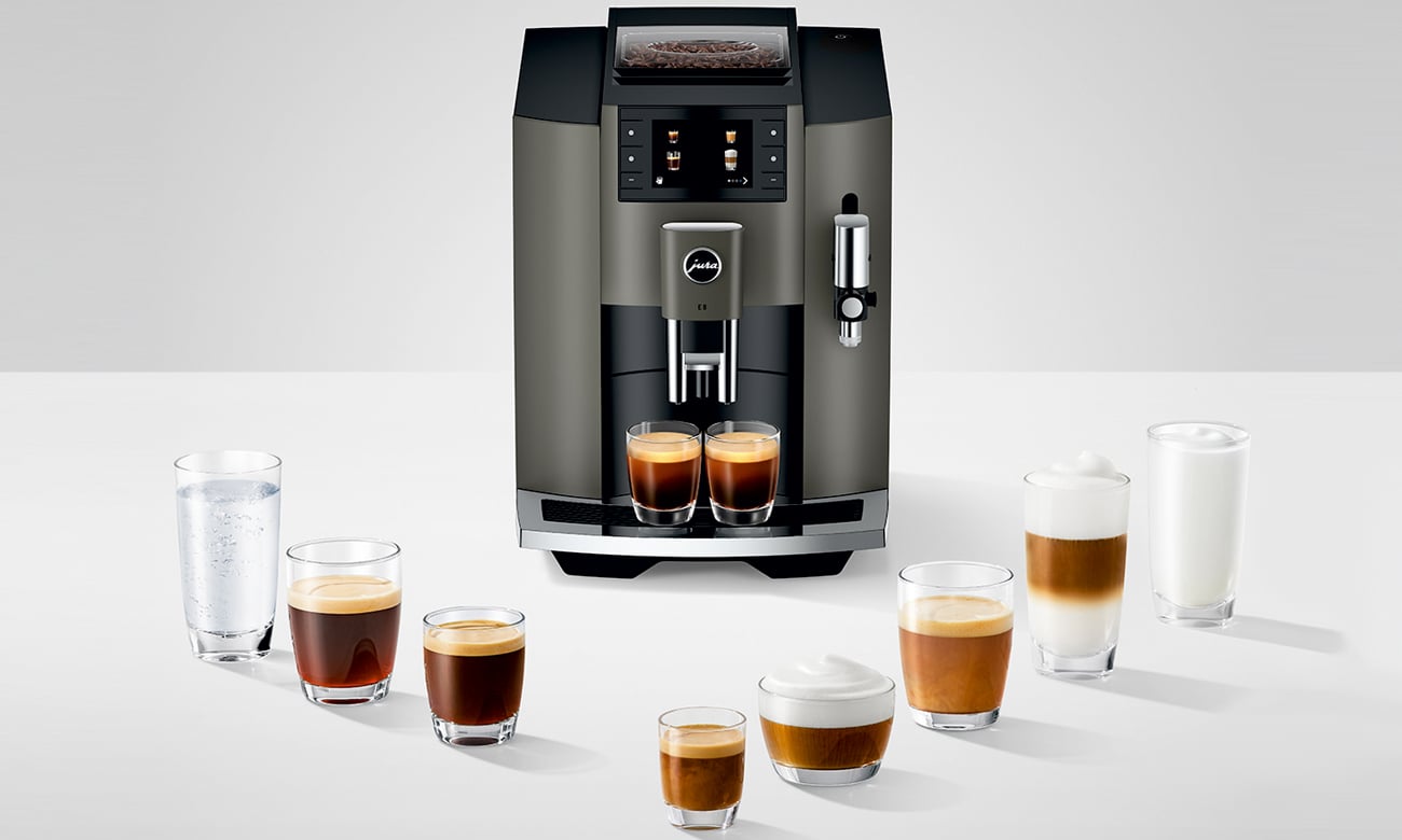 ekspres jura E8 programy