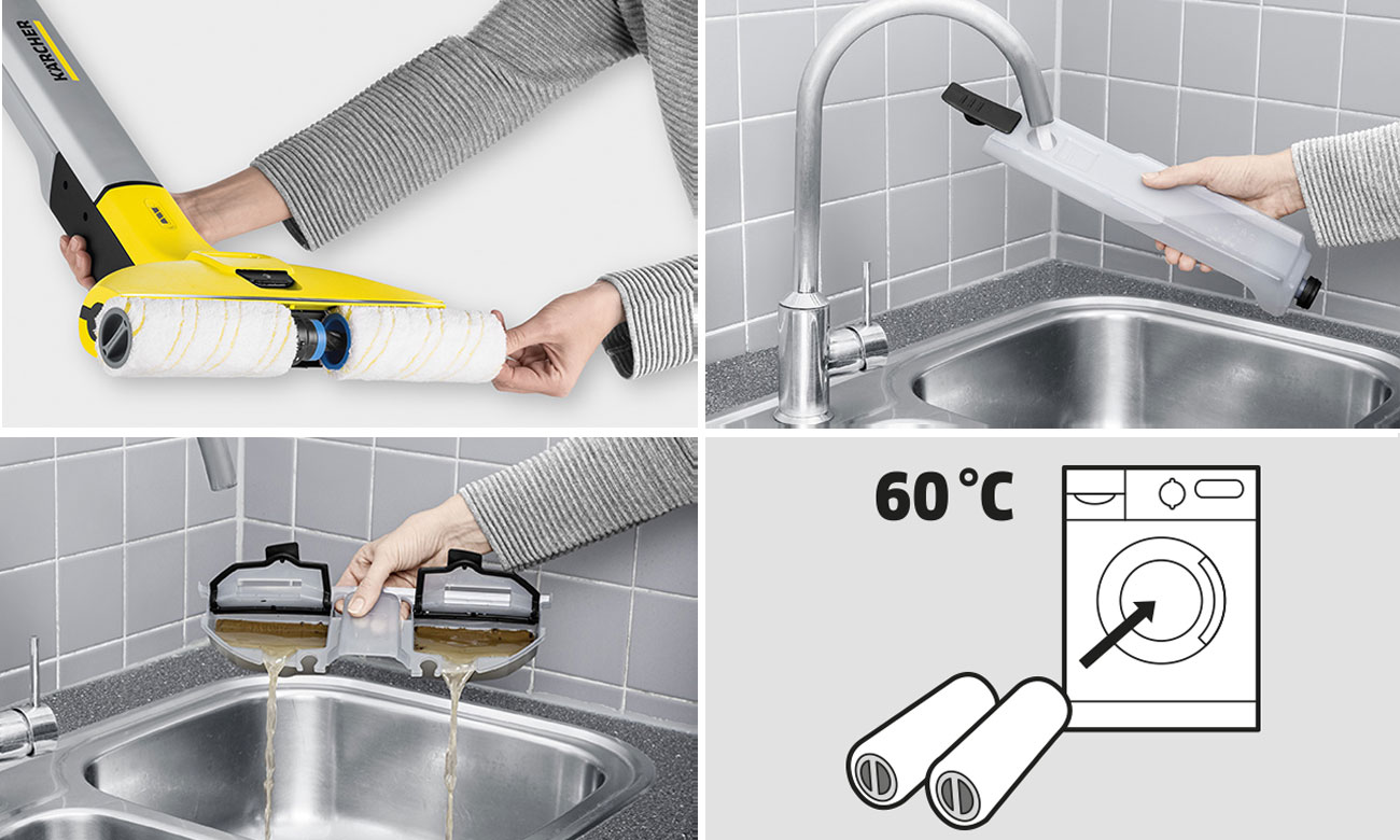 Prosty w użyciu mop elektryczny Karcher FC 3