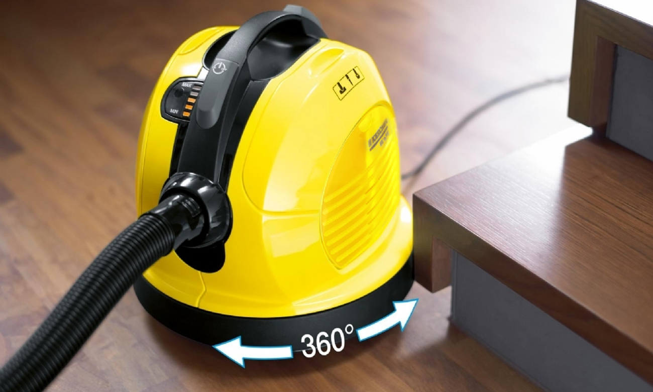 Odkurzacz Karcher VC 6 1.195-600.0 nie blokuje się o meble