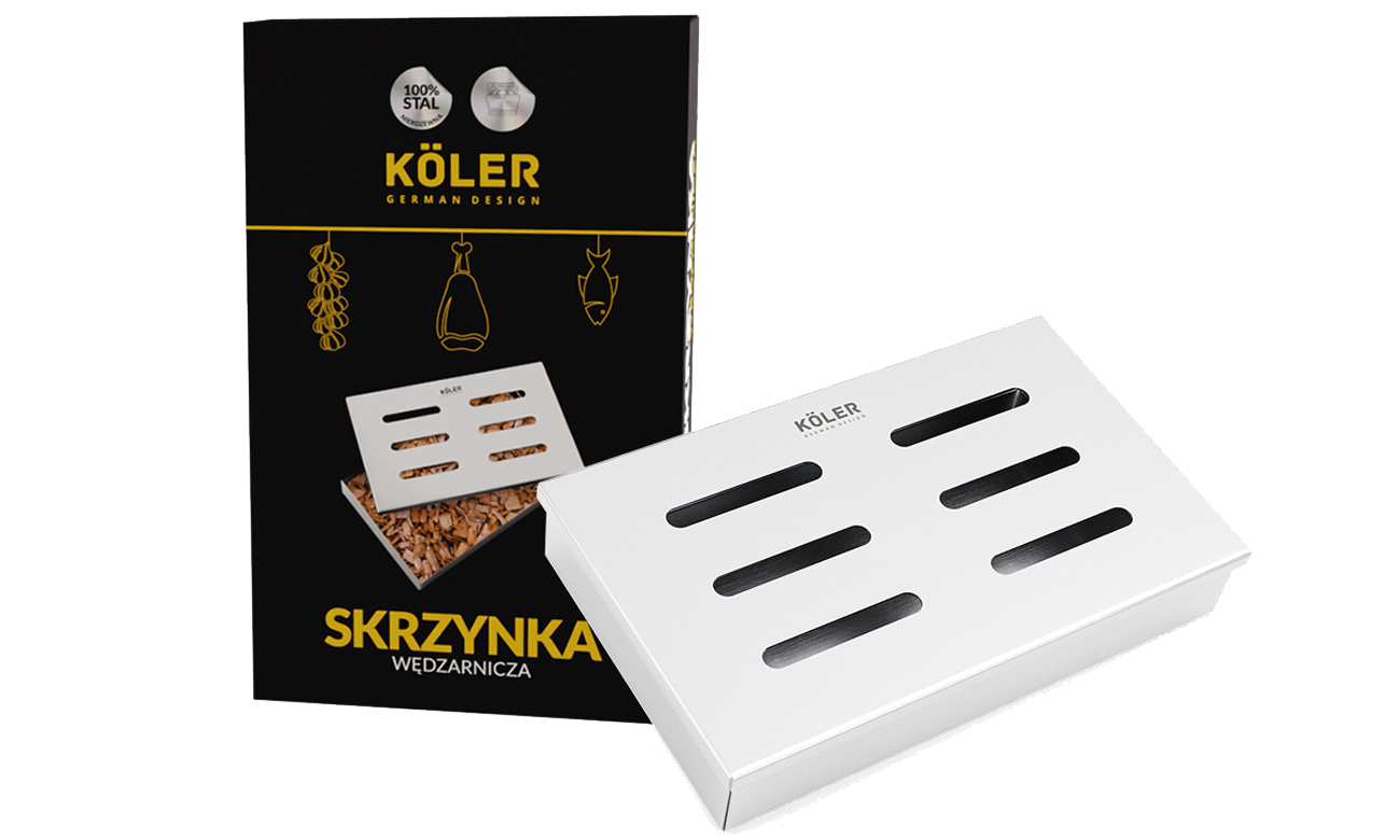 Nierdzewna skrzynka do wędzenia Köler