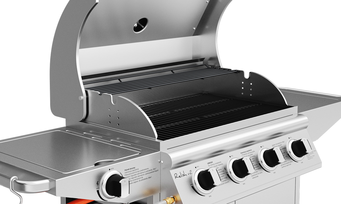 KOLER Grill Gazowy Relish v2 Silver Grille ogrodowe Sklep