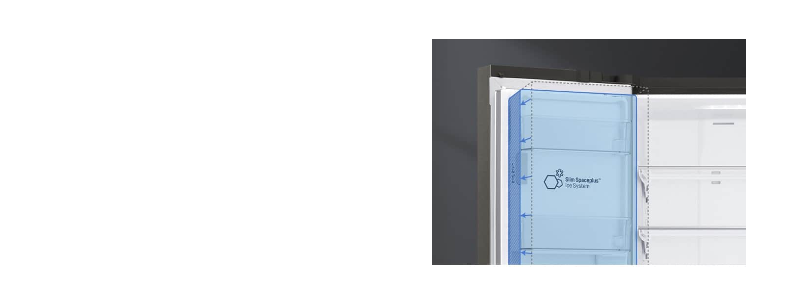 System wytwarzania lodu Slim SpacePlus™1
