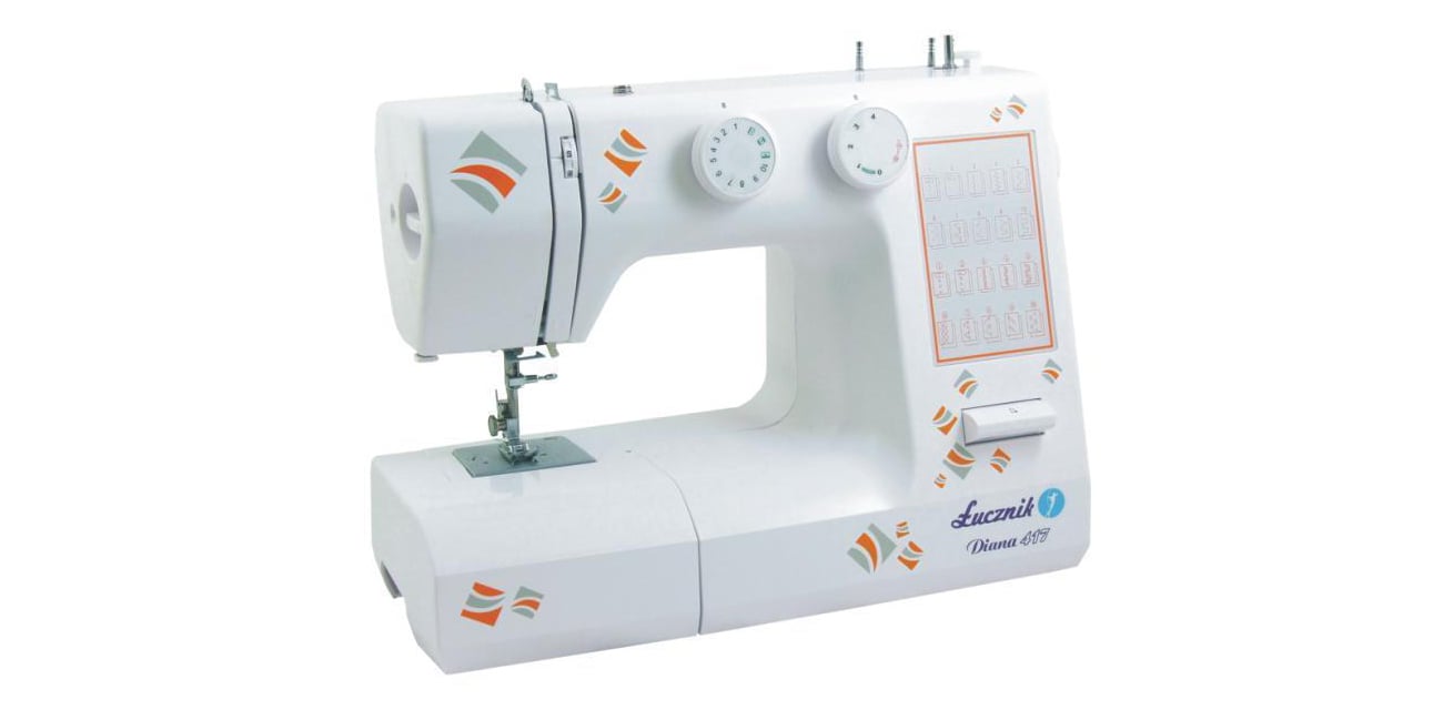 Maszyna do szycia Łucznik Diana 417 - posiada aż 24 programy szycia