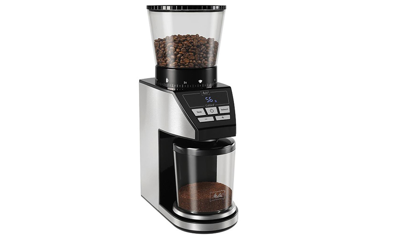 Melitta Calibra młynek do kawy z wagą