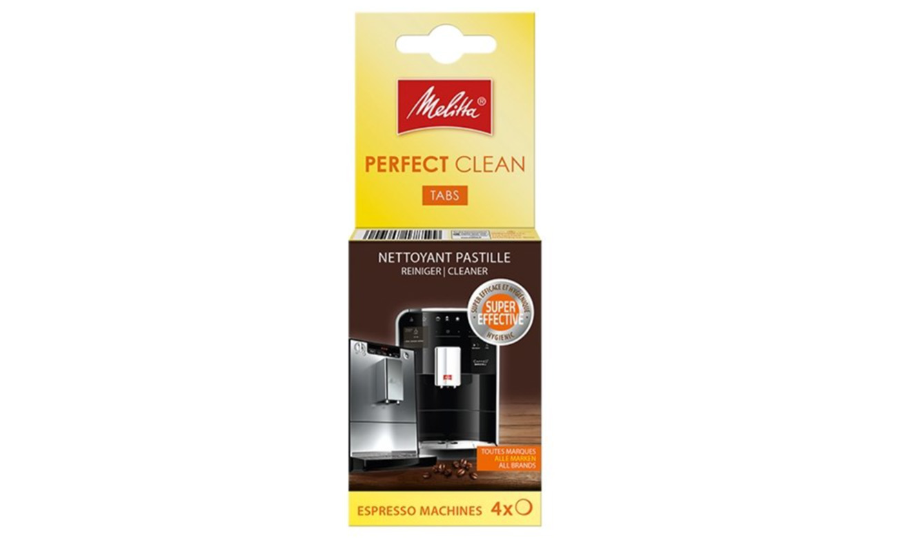 Tabletki czyszczące do ekspresów Melitta Perfect Clean Tabs 4 szt.