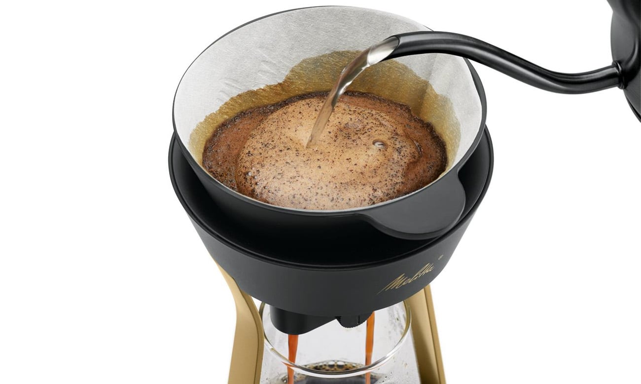 Zaparzacz do kawy Melitta AMANO typu Pour Over czarny/złoty